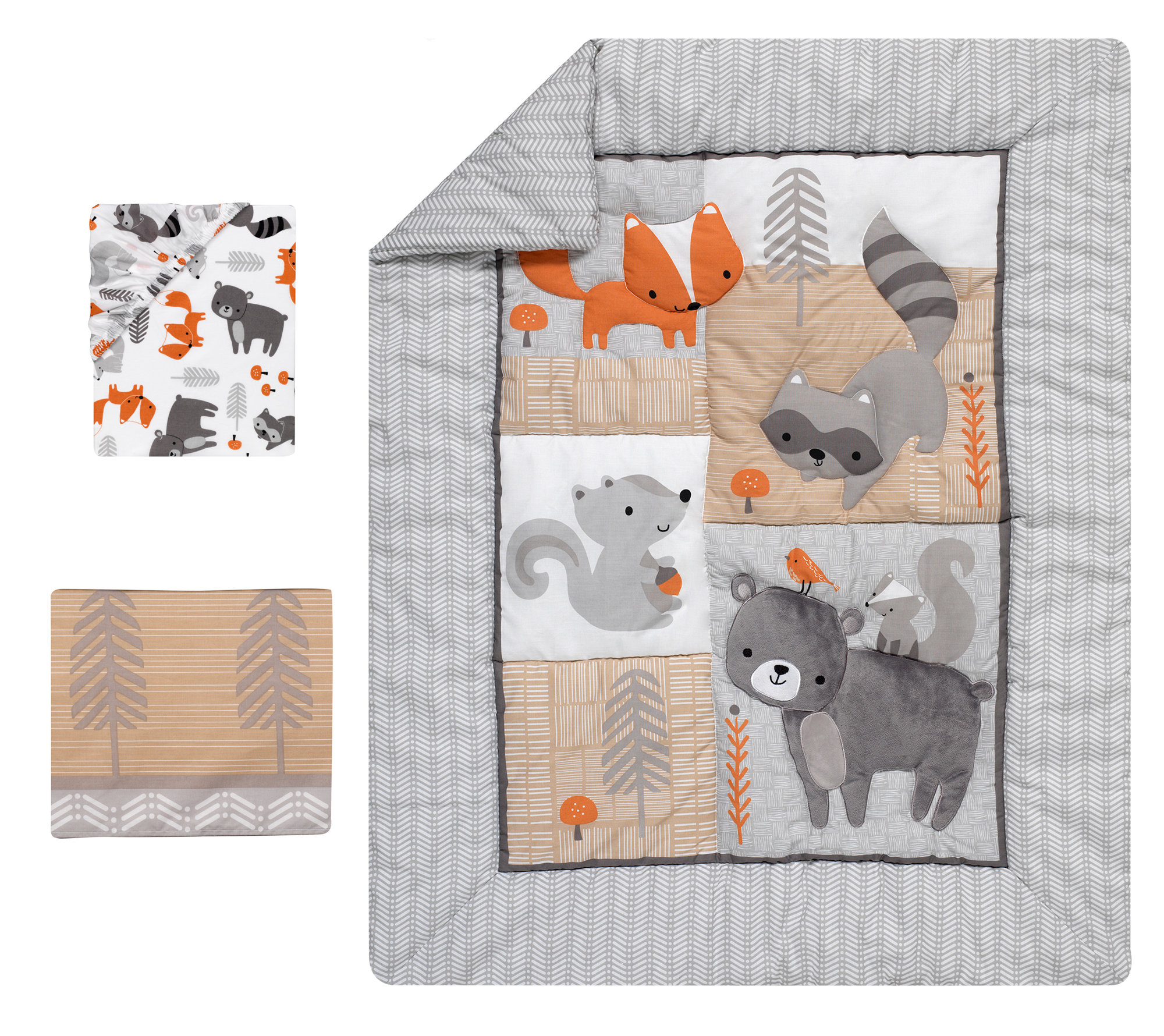 Fox crib set online